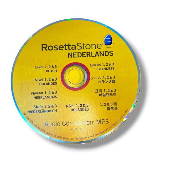 Rosetta Stone 1 2 & 3 Dutch Nederlands Homeschool Netherlands Audio Companion V3 - Picture 5 of 11